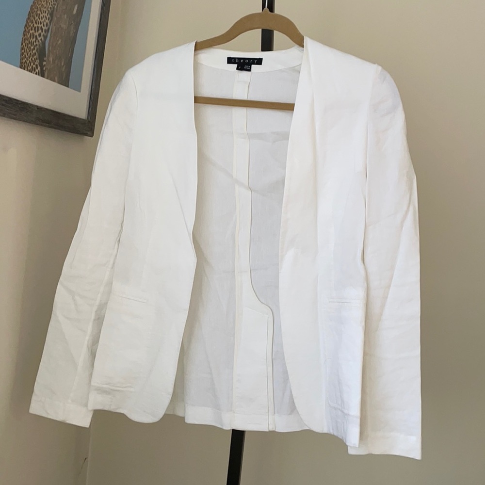Theory linen blazer